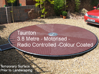 Motorised Car Turntable installed in Taunton.